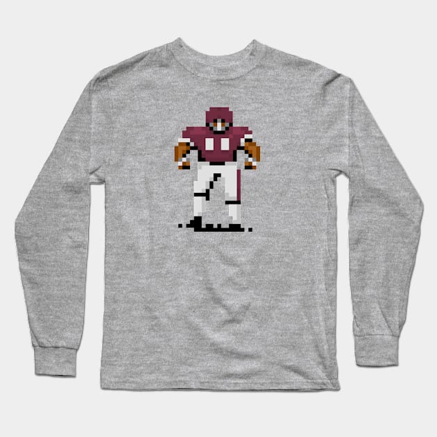 16-Bit Football - Starkville Long Sleeve T-Shirt by The Pixel League